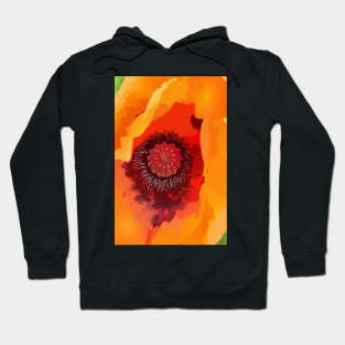 Orange Poppy Hoodie